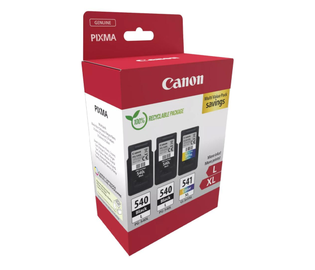 Canon Zestaw 3 tuszów PG-540L x 2 + CL-541XL x 1 - 1227045 - zdjęcie 2